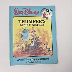 Thumpers Little Sisters Walt Disney Fun-To-Read Library Volume 2 1986 Hardback